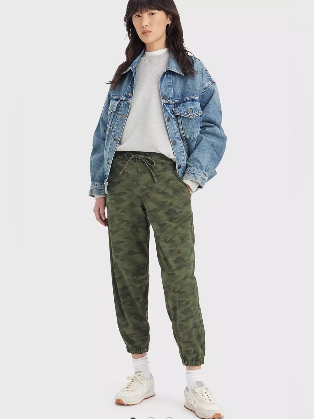 Levi's Off Duty Camo Jogger Track Pants Womens Small